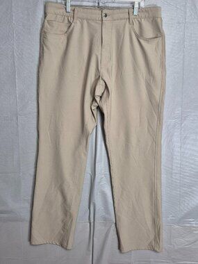 FootJoy Golf Pants Khaki Athletic Fit 38x32 Performance  Men’s NWOT - 0678